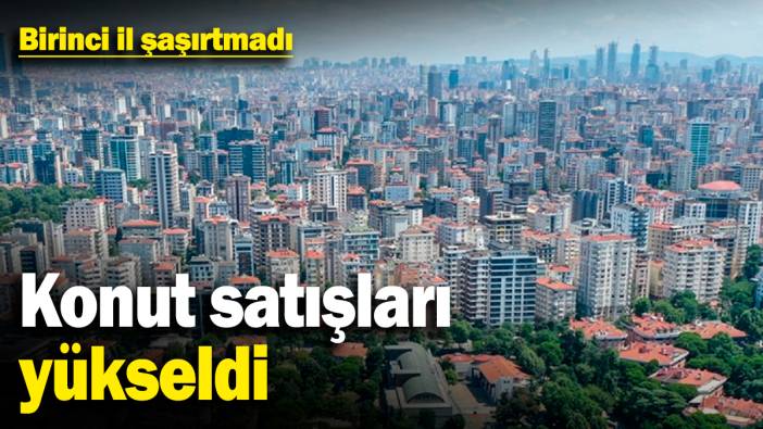 Konut satışları yükseldi! Birinci il şaşırtmadı