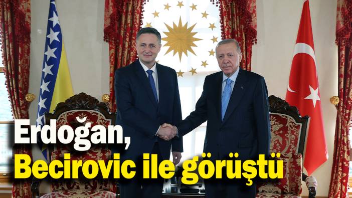 Erdoğan, Becirovic ile görüştü