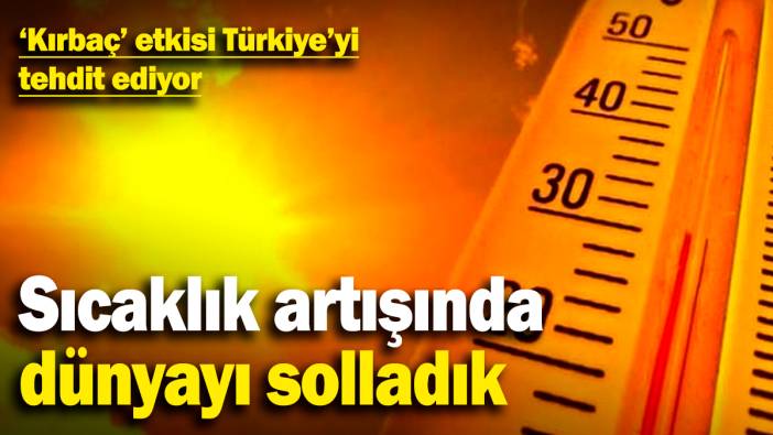 Sıcaklık artışında dünyayı solladık: 'Kırbaç' etkisi Türkiye'yi tehdit ediyor
