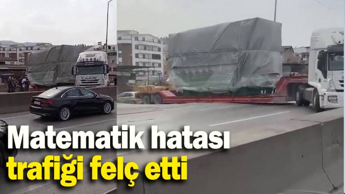 Matematik hatası trafiği felç etti