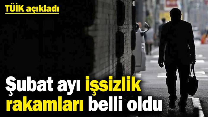 TÜİK açıkladı! Şubat ayı işsizlik rakamları belli oldu