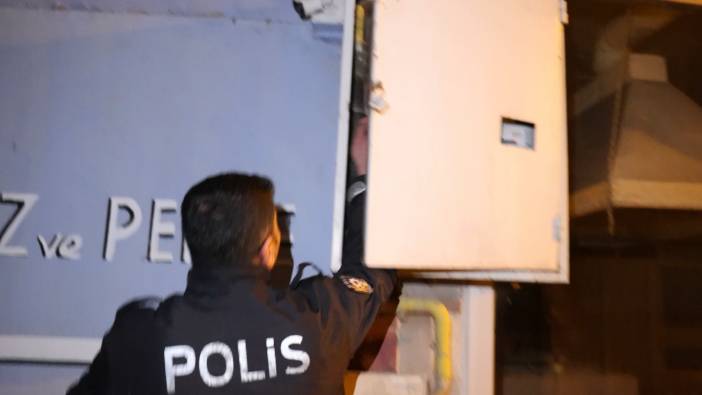 Aksaray’da muhtemel yangın polisin dikkatiyle önlendi