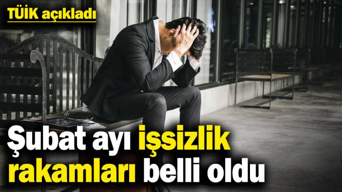 Son dakika... Şubat ayı işsizlik rakamları belli oldu! TÜİK açıkladı