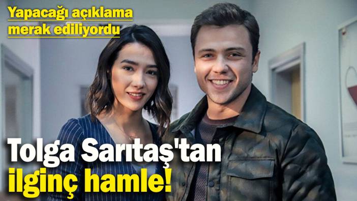 Aybüke Pusat'ın rol arkadaşı Tolga Sarıtaş'tan ilginç hamle!