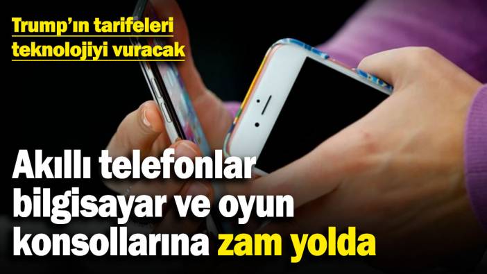 Trump’ın tarifeleri teknolojiyi vuracak! Akıllı telefonlar, bilgisayar ve oyun konsollarına zam yolda