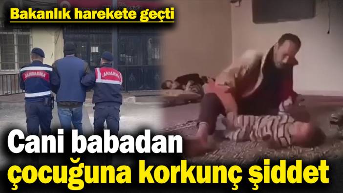 Cani babadan çocuğuna korkunç şiddet! Bakanlık harekete geçti