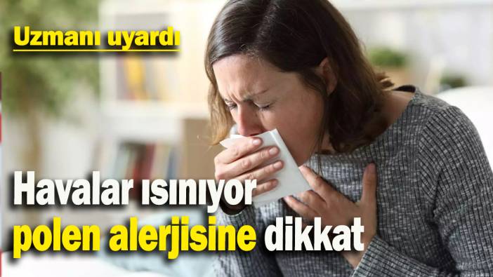 Uzmanı uyardı: Havalar ısınıyor polen alerjisine dikkat