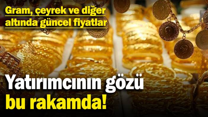 Yatırımcının gözü bu rakamda! Gram ve çeyrek ve diğer altında güncel fiyatlar (8 Nisan 2025)