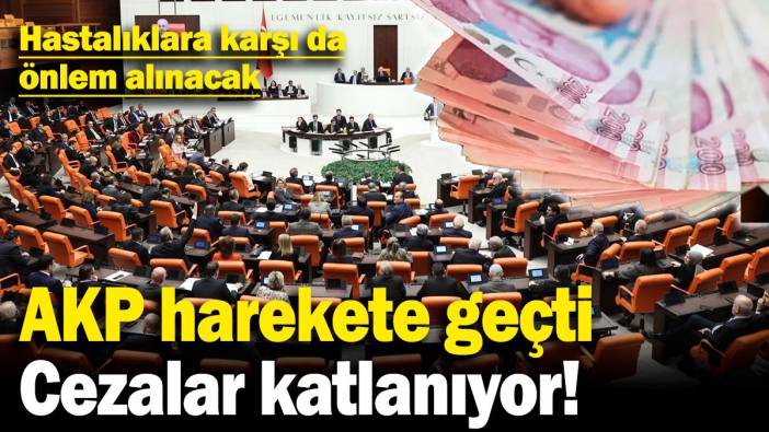 AKP harekete geçti, cezalar katlanıyor! Hastalıklara karşı da önlem alınacak