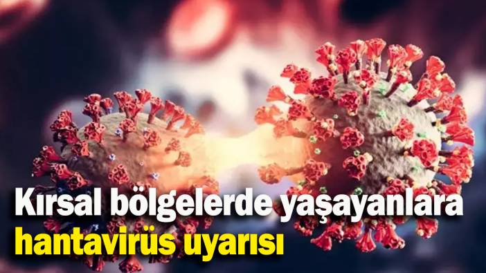 Kırsal bölgelerde yaşayanlara hantavirüs uyarısı