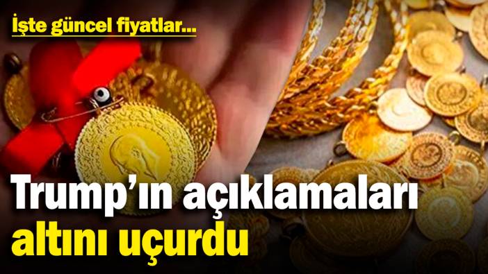 Trump'ın açıklamaları altını uçurdu! İşte güncel altın fiyatları (14.4.2025)