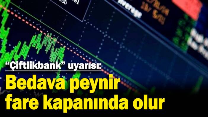Başkan Ağaoğlu'ndan "çiftlikbank" uyarısı: Bedava peynir fare kapanında olur!
