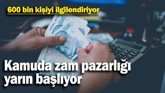 Kamuda yaklaşık 600 bin işçinin zam pazarlığı yarın başlayacak