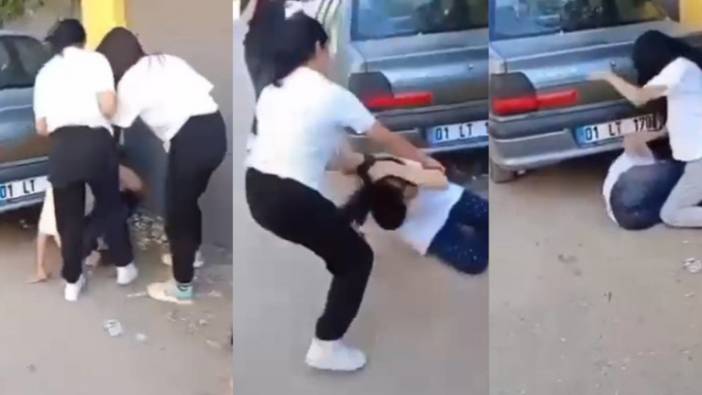 Adana’da kızların ‘küfür’ kavgası kameralara yansıdı