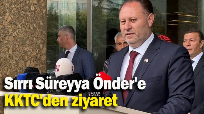 KKTC Meclis Başkanı Ziya Öztürkler, Sırrı Süreyya Önder’i hastanede ziyaret etti