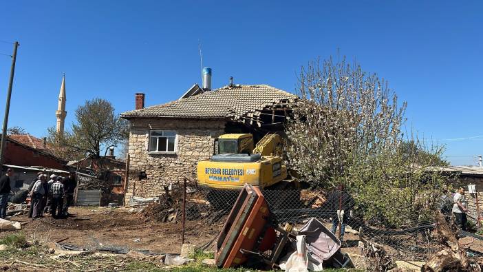 Konya’da korkutan ev yangını