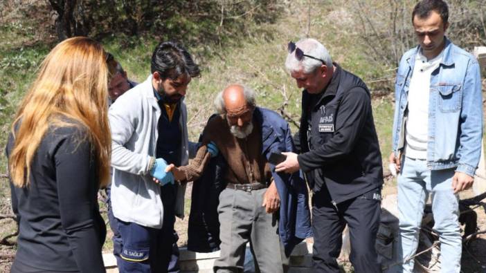 Kaybolduktan 41 saat sonra bulunmuştu! Ambulansa alınırken ki sözleri yürekleri ısıttı