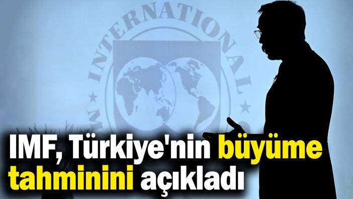 IMF, Türkiye'nin büyüme tahminini açıkladı