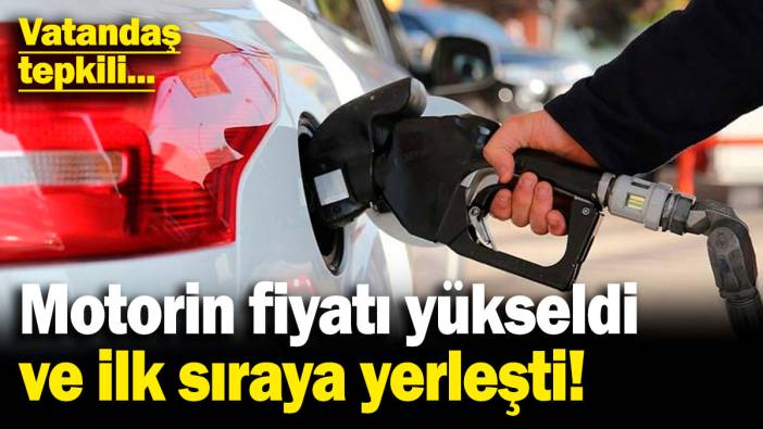 23 Nisan'da motorine zam geldi ve benzini geçerek ilk sıraya yerleşti