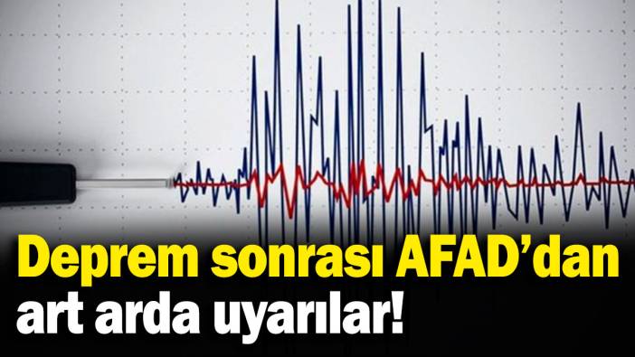 Sondakika!.. AFAD'dan art arda uyarılar