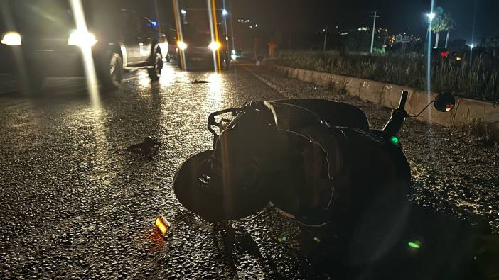 Minibüsün çarptığı motosikletli yaralandı