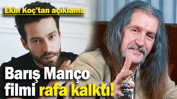 Barış Manço filmi rafa kalktı! Başrol oyuncusundan açıklama