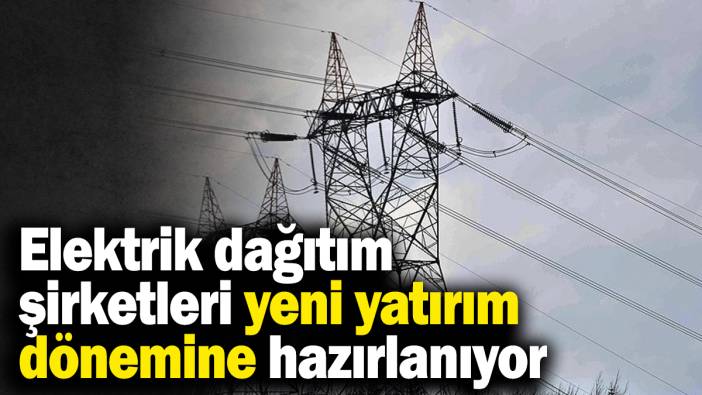 Elektrik dağıtım şirketleri yeni yatırım dönemine hazırlanıyor