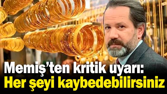 İslam Memiş'ten yatırımcılara kritik uyarı: Tüm birikimleri kaybedebilirsiniz