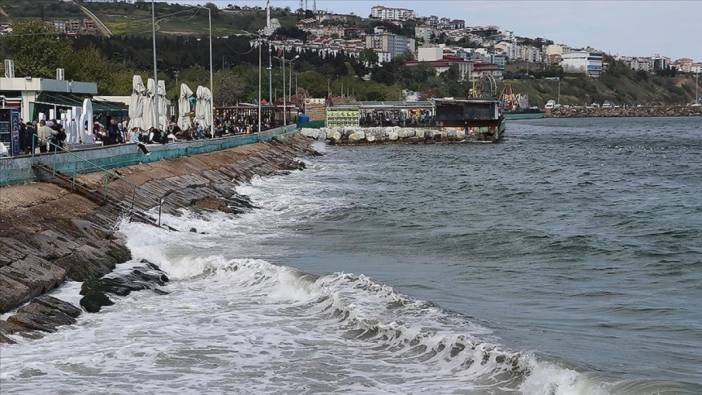 Tekirdağ'da deniz ulaşımına poyraz engeli