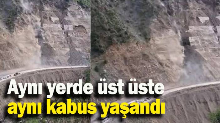 Aynı yerde üst üste  aynı kabus yaşandı