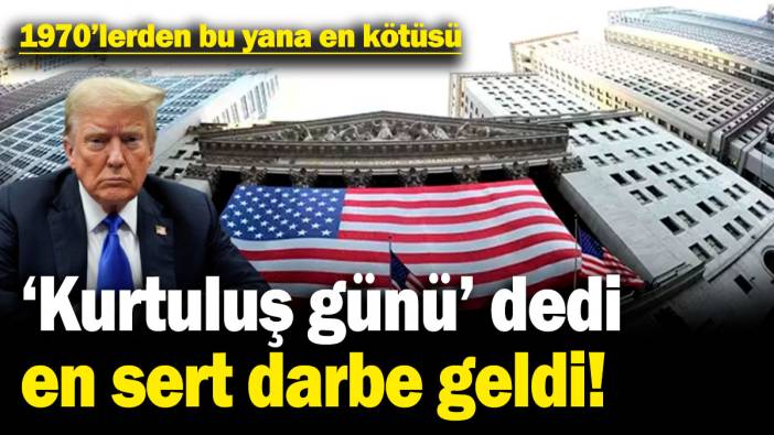 ABD'de her şey kötüye gidiyor! Trump, 'Kurtuluş günü' dedi en sert darbe geldi