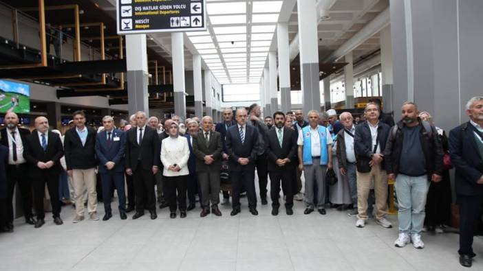 Ordu'dan 291 kişilik hac kafilesi kutsal topraklara uğurlandı