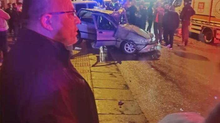 Ters yönden gelen araç kazaya sebep oldu: 2’si çocuk 5 yaralı