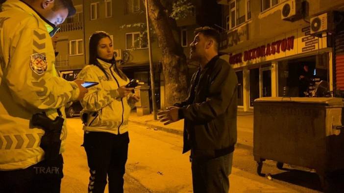 İnegöl'de ehliyetsiz sürücüye 45 bin TL ceza