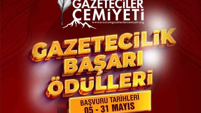 Erzurum'da Gazetecilik Başarı Ödülleri Yarışması