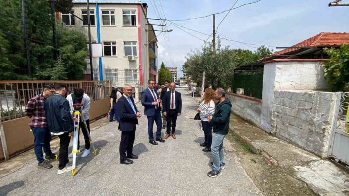 Kaymakam Dalak, Sarıgöl Meslek Yüksekokulu öğrencileriyle arazi ölçümü yaptı