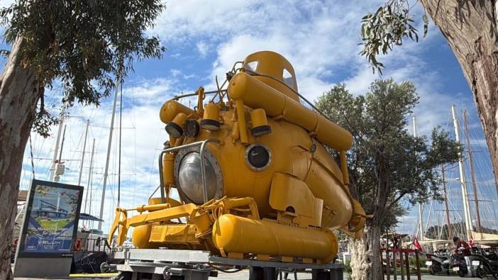Bodrum'da Türkiye'nin ilk cep denizaltısı sergileniyor