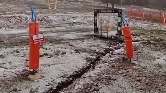 Uludağ'da Mayıs ayında kar yağışı