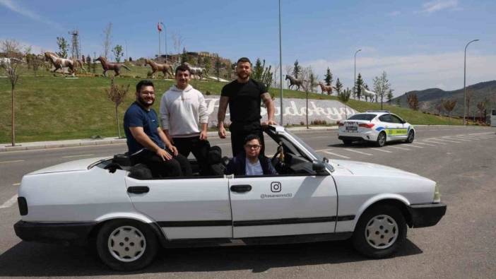 Down sendromlu Yusuf'un hayali, sosyal medya fenomenleri tarafından gerçekleşti