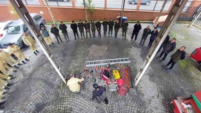 Zonguldak'ta 2025 Yangınla Mücadele Eğitimleri Başladı