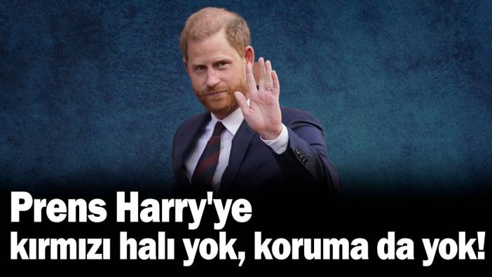 Kırmızı halı yok, koruma da yok! Britanya mahkemesi Prens Harry'nin polis koruması talebini reddetti