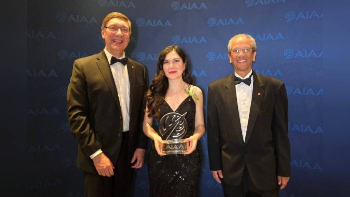 Dr. Gökçin Çınar, AIAA Lawrence Sperry Ödülü'nü kazandı