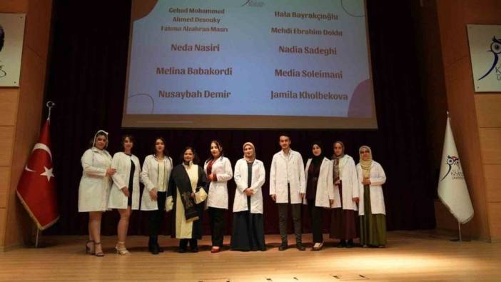 KBÜ Fizyoterapi öğrencileri beyaz önlüklerini giydi