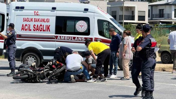 Kuşadası'nda motosiklet kazası: 2 yaralı