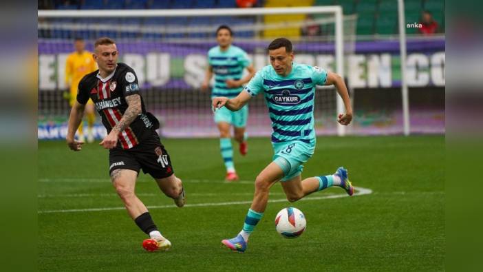 Rizespor, Gaziantep FK'yı 2-0 yendi