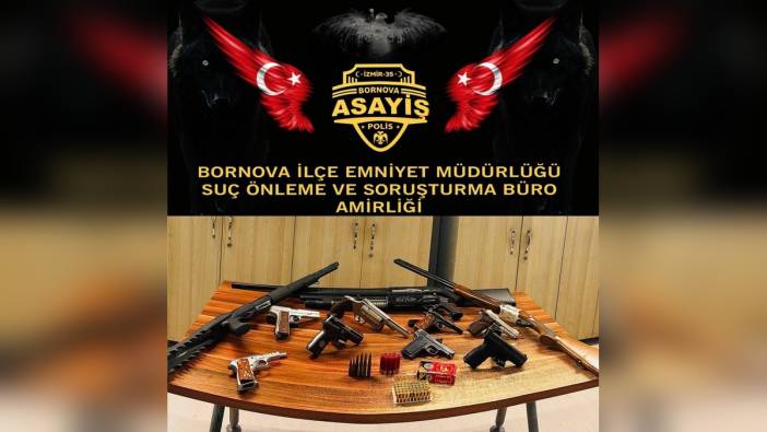 İzmir'de yasa dışı silah ticareti operasyonu: 1 tutuklama