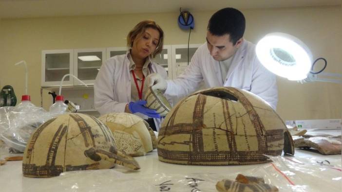 Hatay müzesi eserleri Erzurum'da onarılıyor