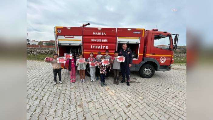 Manisa'da 556 Öğrenciye Yangın Güvenliği Eğitimi