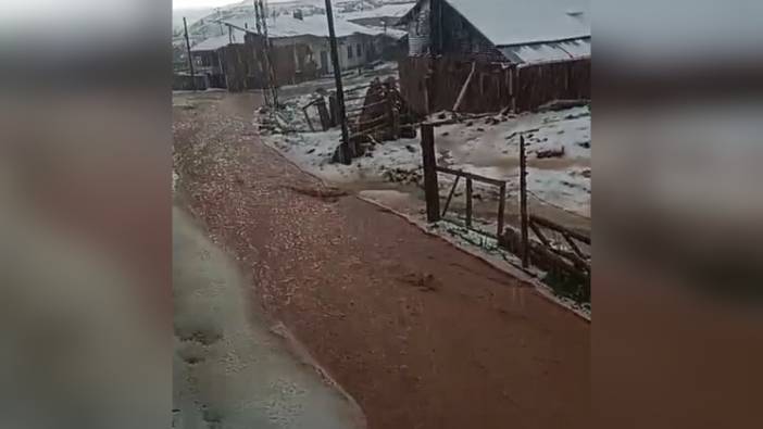 Sivas'ın Yanalak Köyü'nde Sel Felaketi