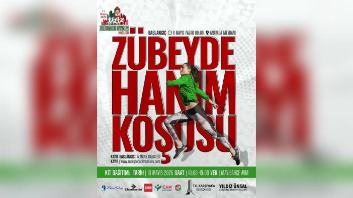 36. Zübeyde Hanım Koşusu 11 Mayıs'ta